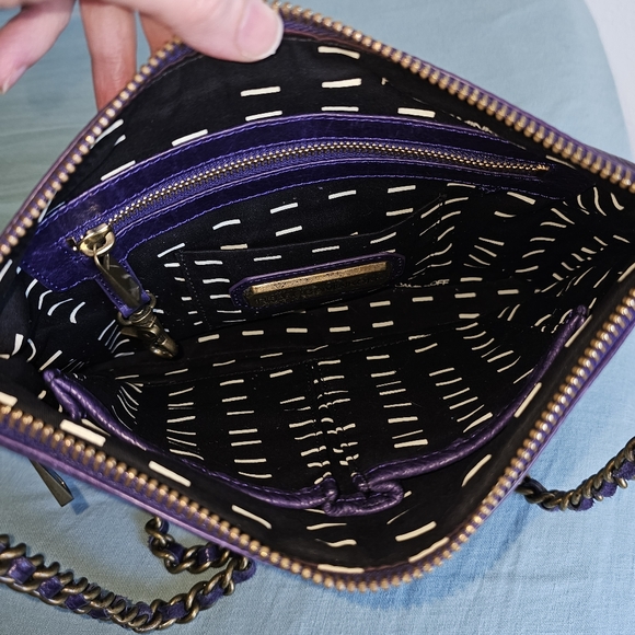 Rebecca Minkoff 5 Zip MAC Eggplant Purple Crossbody - Picture 17 of 17